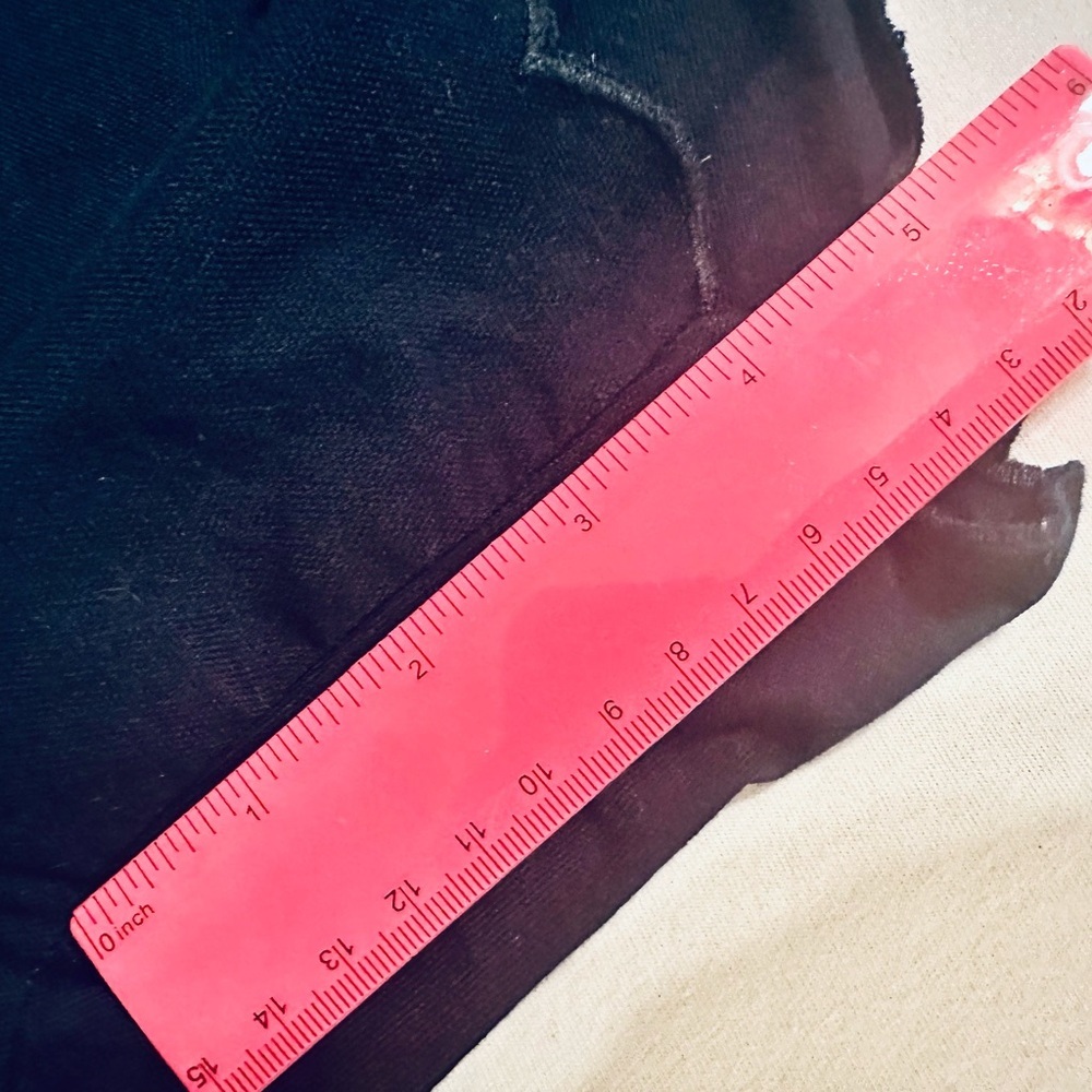 Banana Republic Navy Blue Scalloped Mid Rise Shorts Size 6 EUC - Picture 6 of 7